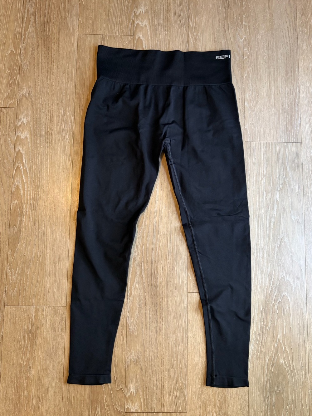 SEFI Black Athletic Leggings- 25in Inseam